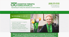 Desktop Screenshot of cognitivetherapynj.com