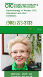 Mobile Screenshot of cognitivetherapynj.com